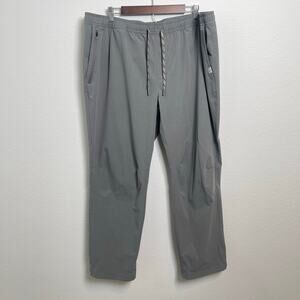L.L.Bean Multisport Pants Men’s XXL 30 Gray Elastic Waist Hiking Trail Stretch